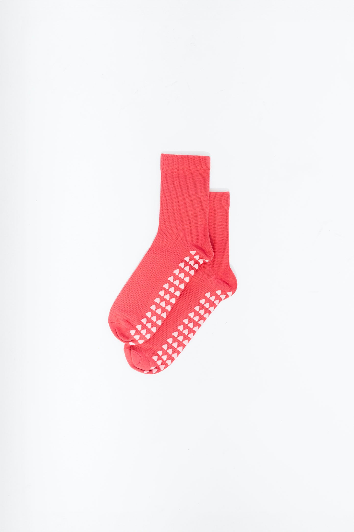 Compression Crew Socks with Non-Slip Grips (15-20mmHg)